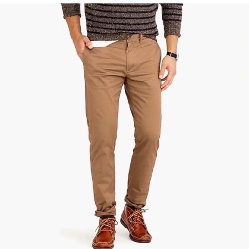 J. Crew Men’s Chinos in Caramel Tan